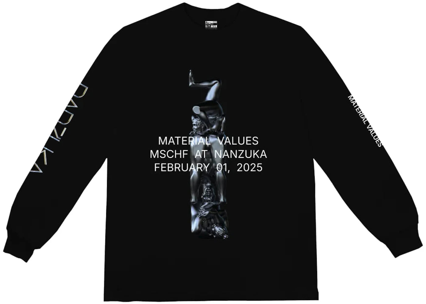 MSCHF Nanzuka Long Sleeve Shirt Black