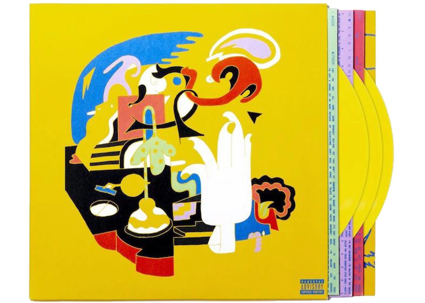 Mac Miller Faces 3XLP Vinyl Yellow