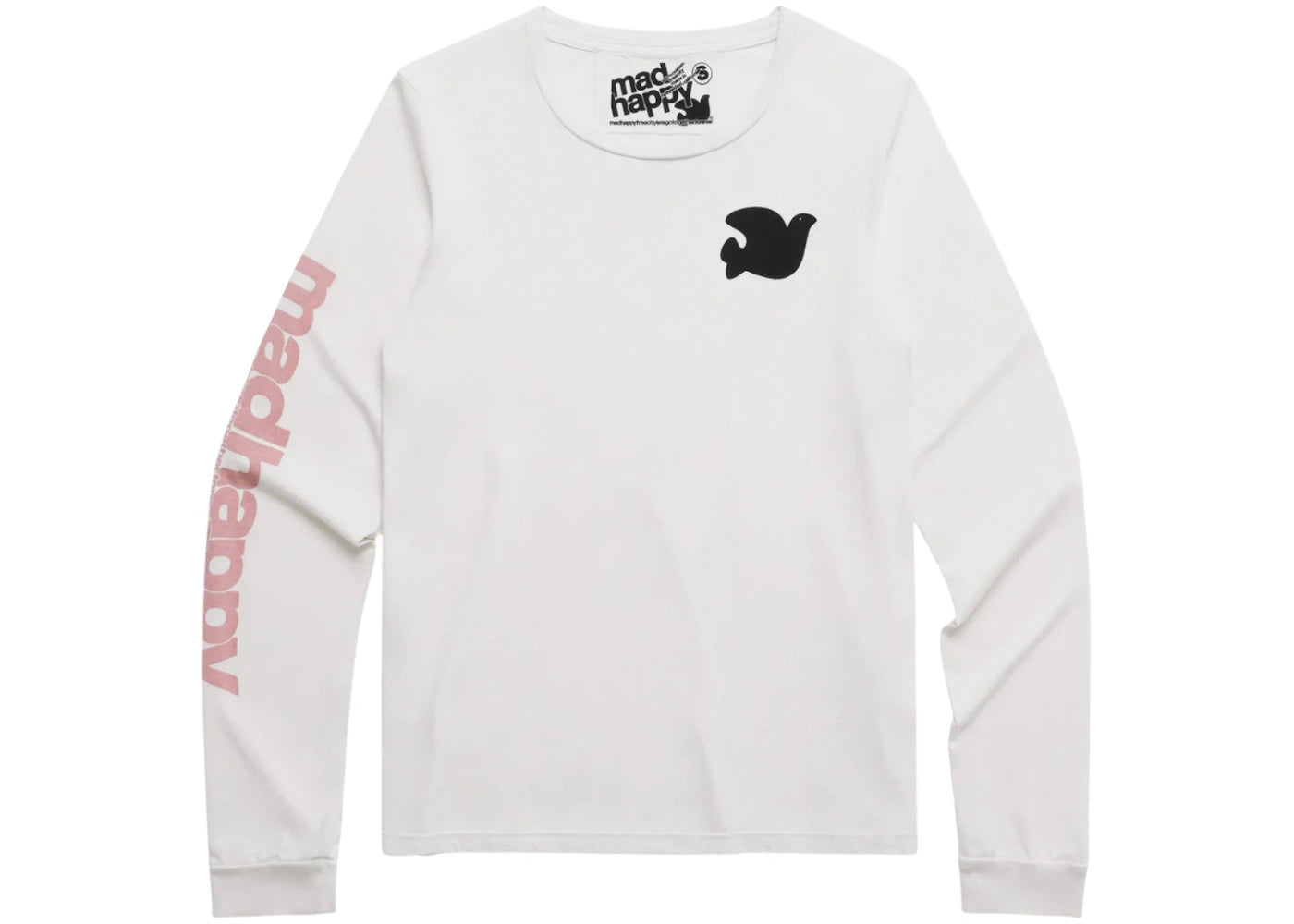 Madhappy FREECITY DOVE LS Tee Laundry Whites