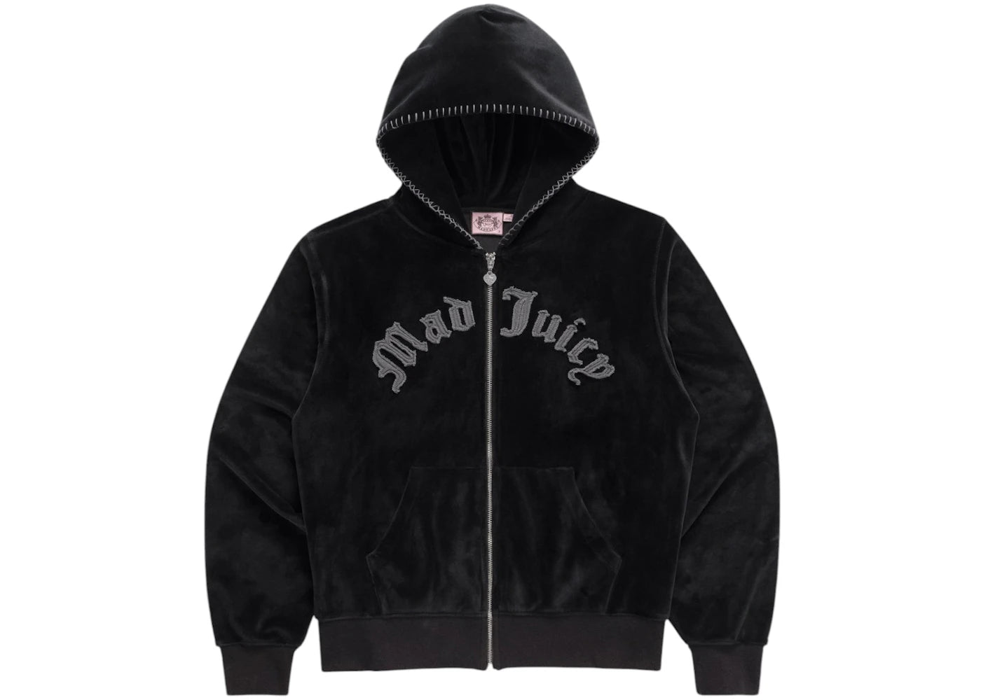 Madhappy x Juicy Couture Velour Zip Up Black
