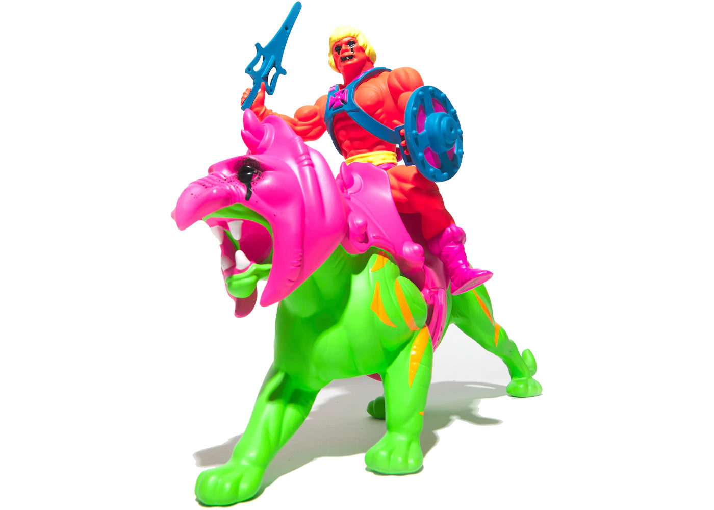 Madsaki x Masters of the Universe HE-MAN and BATTLE CAT Figures