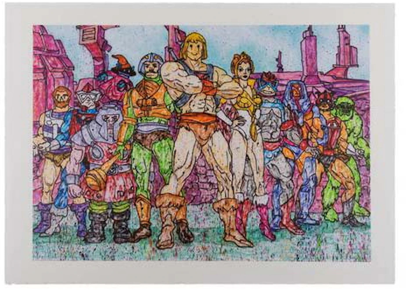 Madsaki x Masters of the Universe Heroes Print (Open Edition)