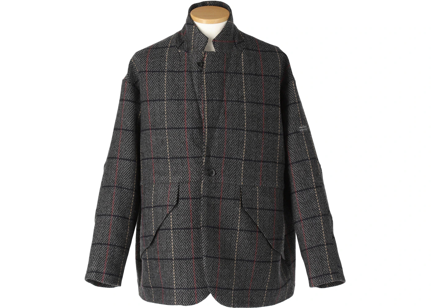 Magic Stick x Wildthings Mil Wide 1B Jacket Grey Plaid
