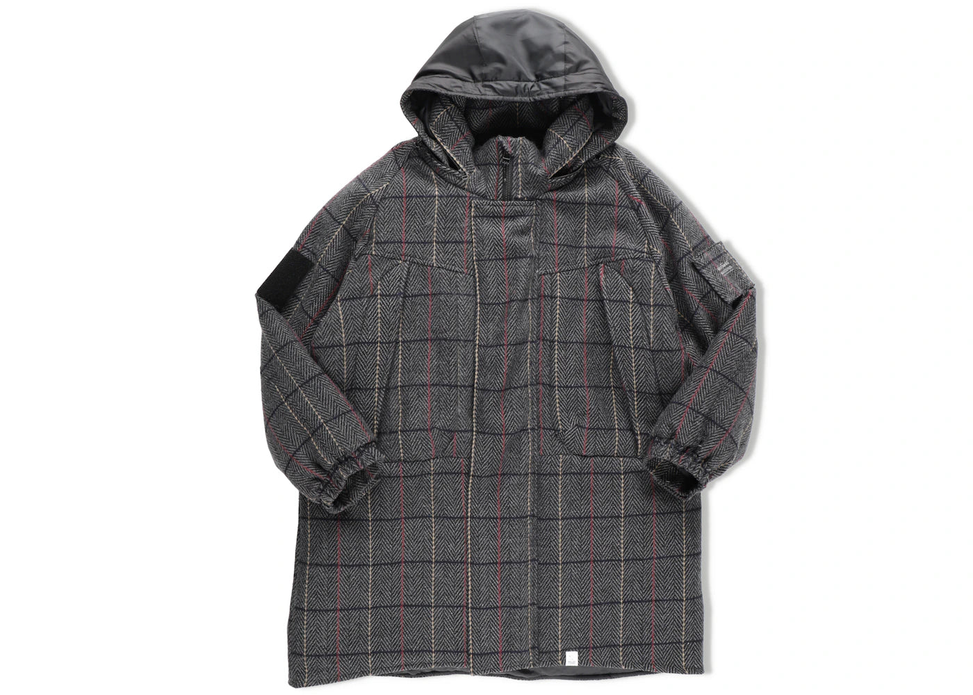 Magic Stick x Wildthings Monster Parka Jacket Grey Plaid