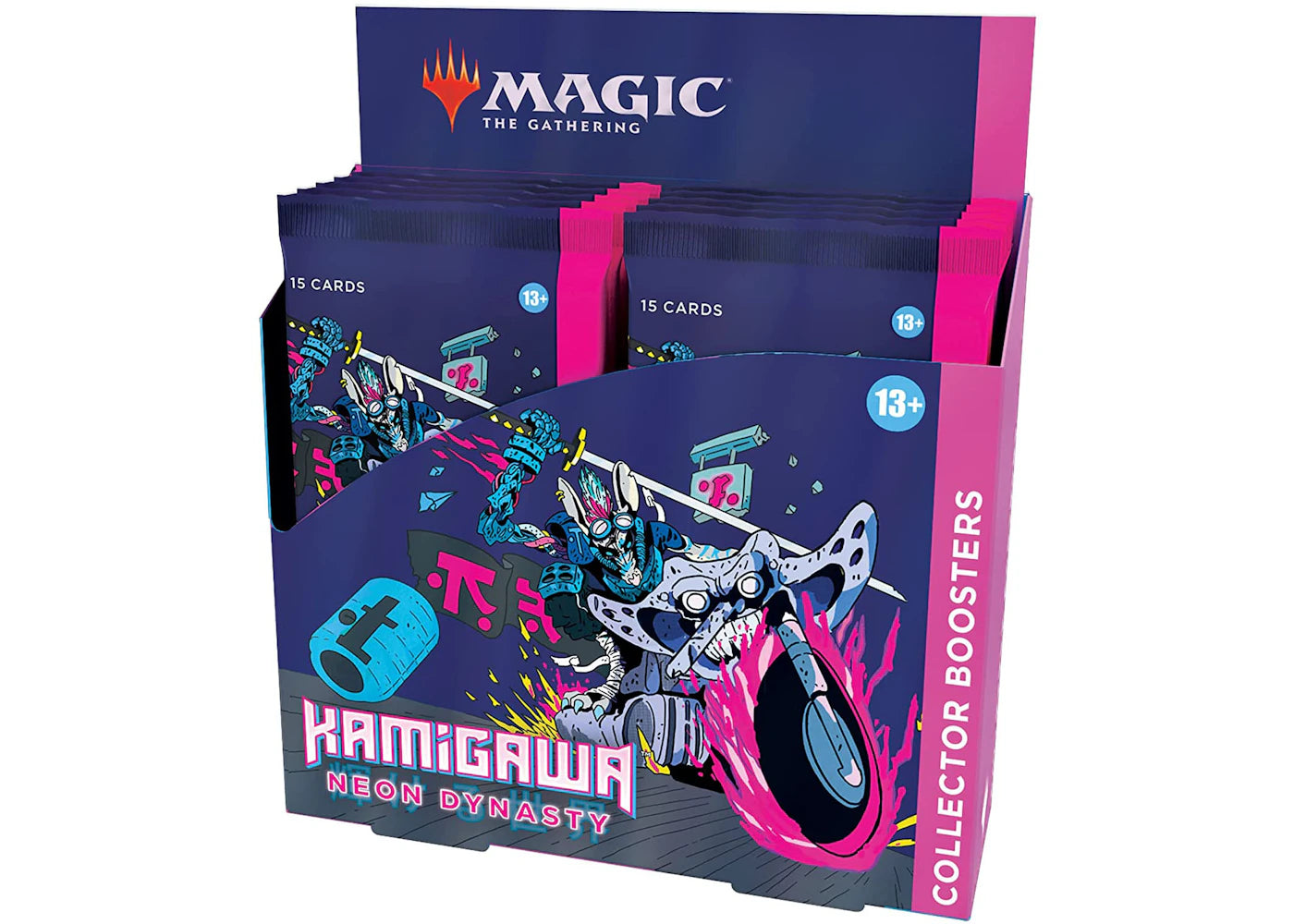 Magic: The Gathering TCG Kamigawa: Neon Dynasty Collector Booster Box - 12 Packs (180 Cards)