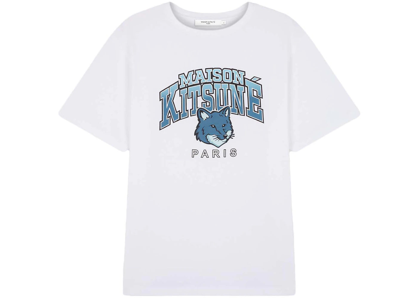 Maison Kitsune Campus Fox Relaxed T-shirt White