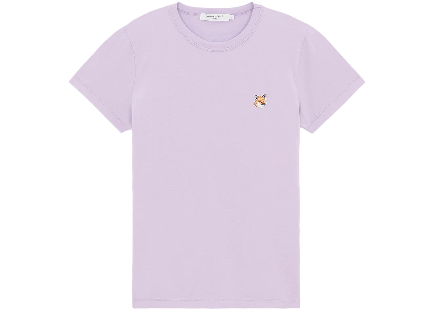 Maison Kitsune Fox Head Patch Classic T-shirt Lilac