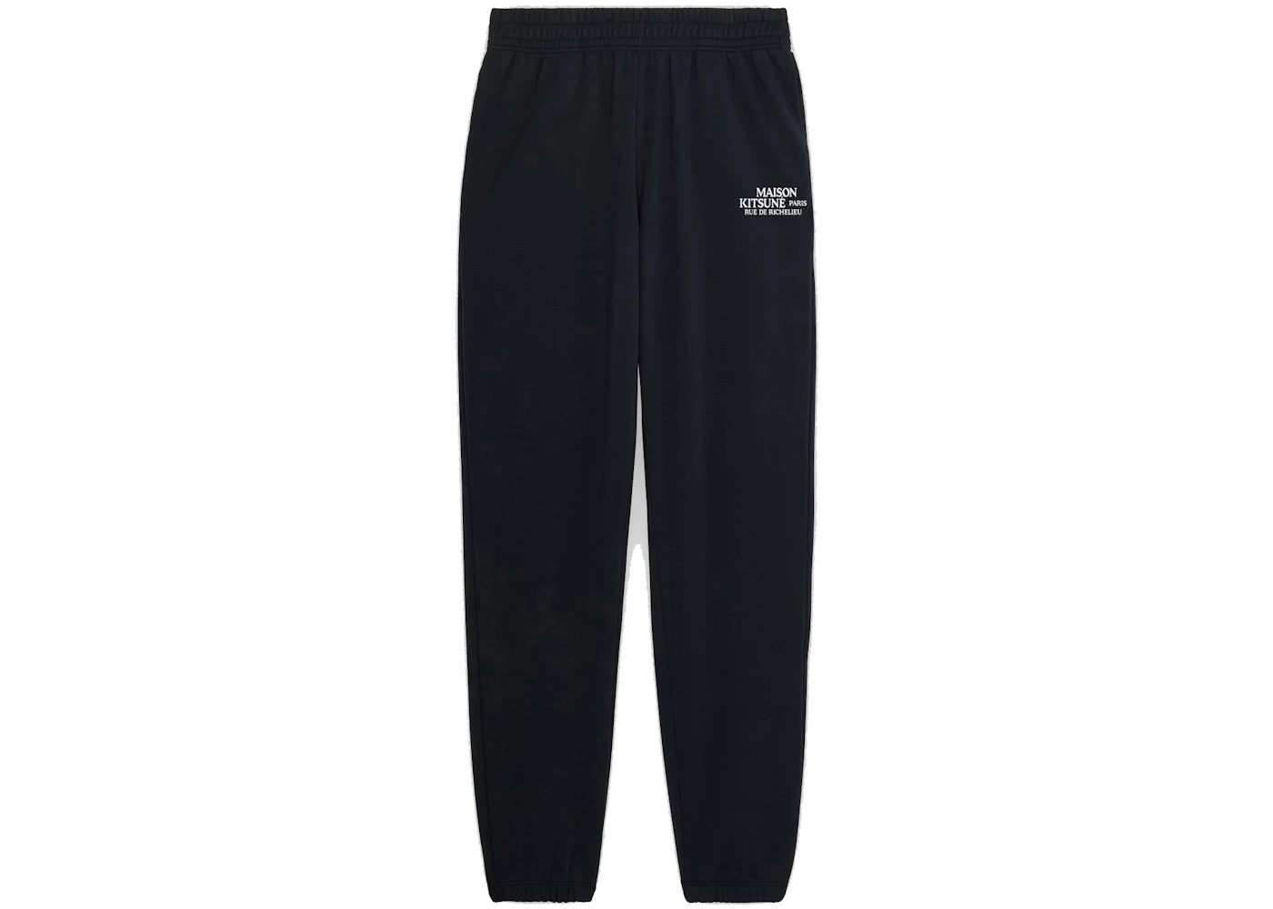 Maison Kitsune Rue De Richelieu Regular Jog Pants Black