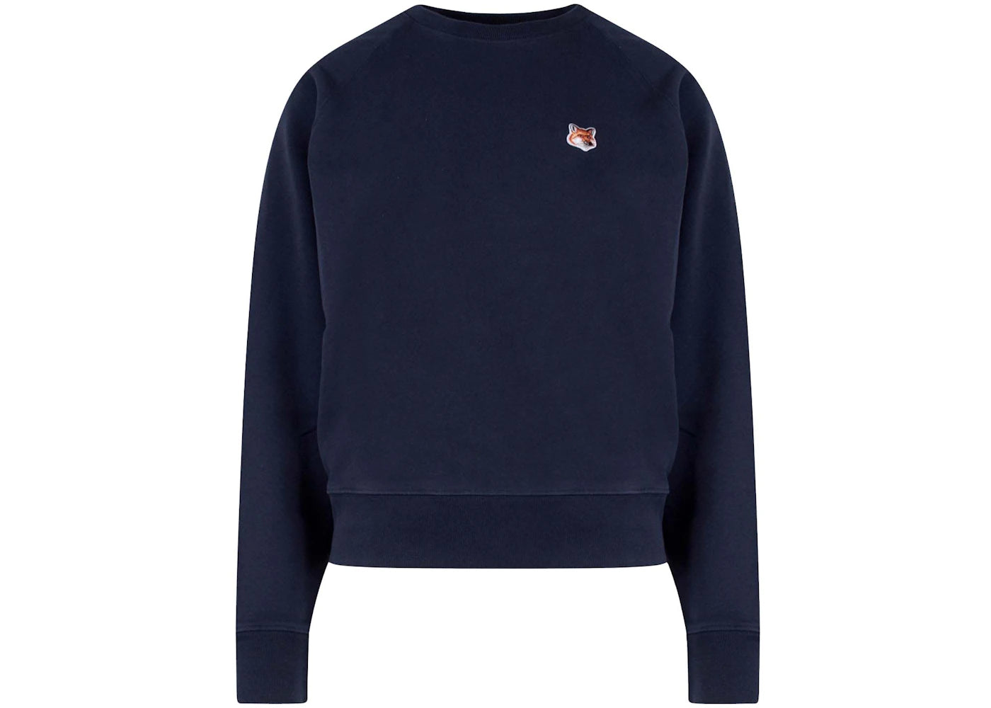 Maison Kitsune Woman Cotton Sweatshirt Blue