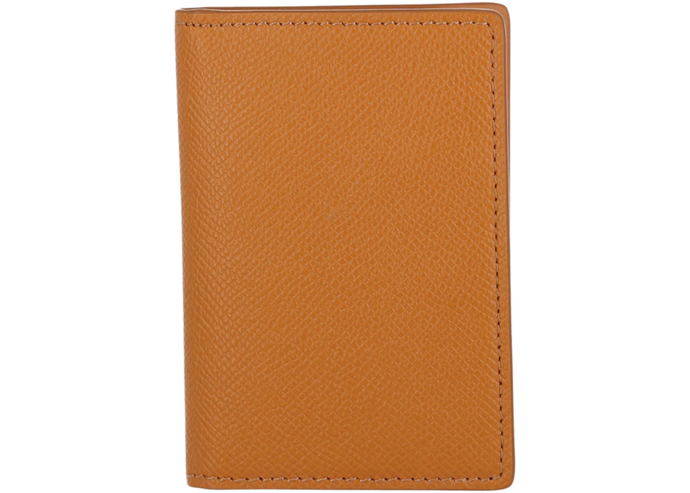 Maison Margiela Leather Bi-Fold Wallet Mustard