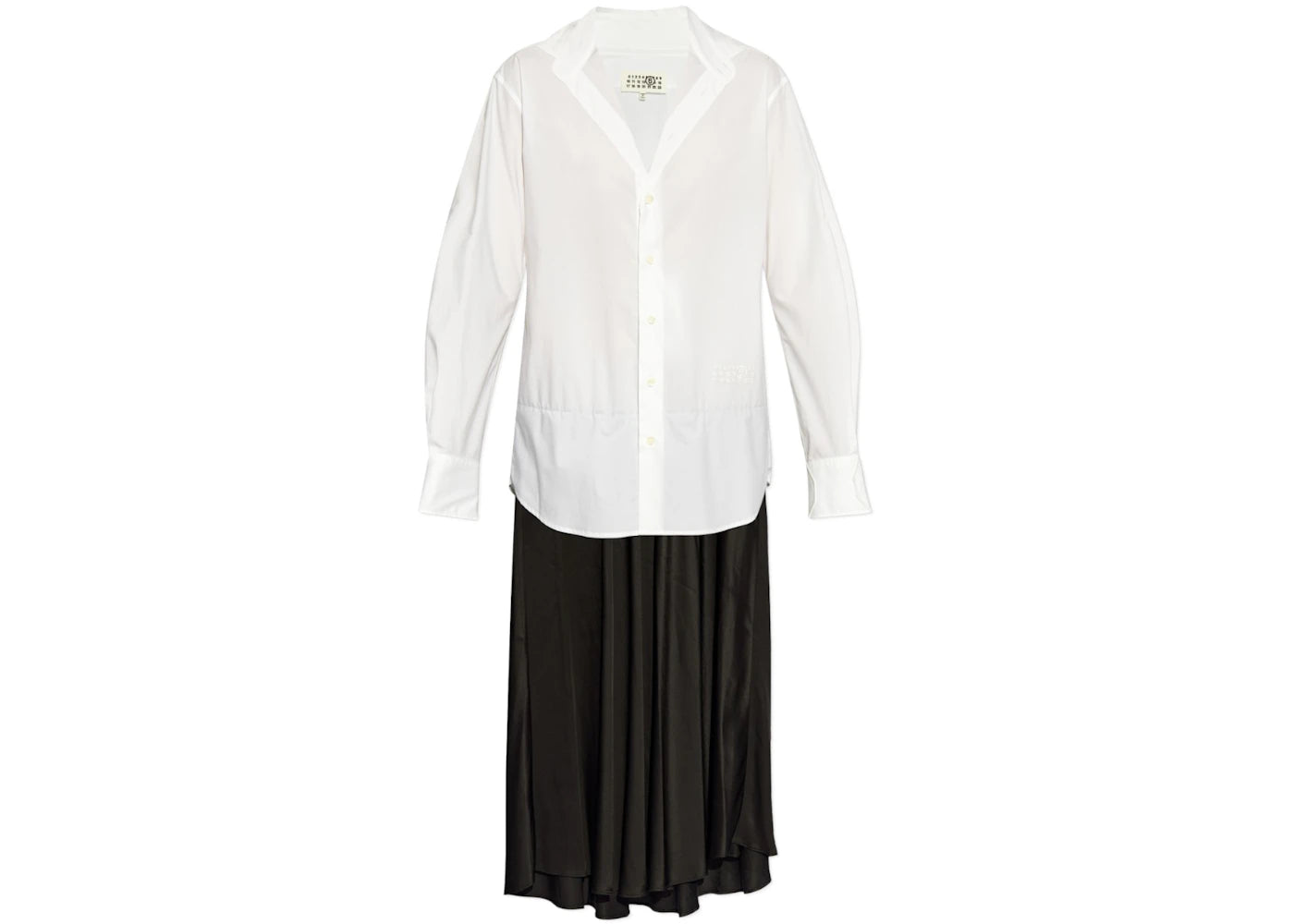 Maison Margiela MM6 Midi Dress White/Black