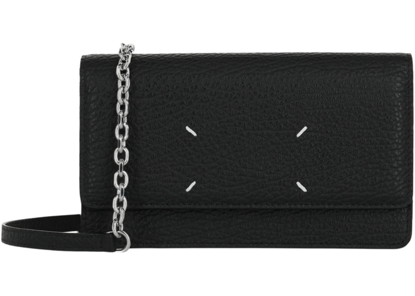 Maison Margiela Stitched Chain Wallet Black