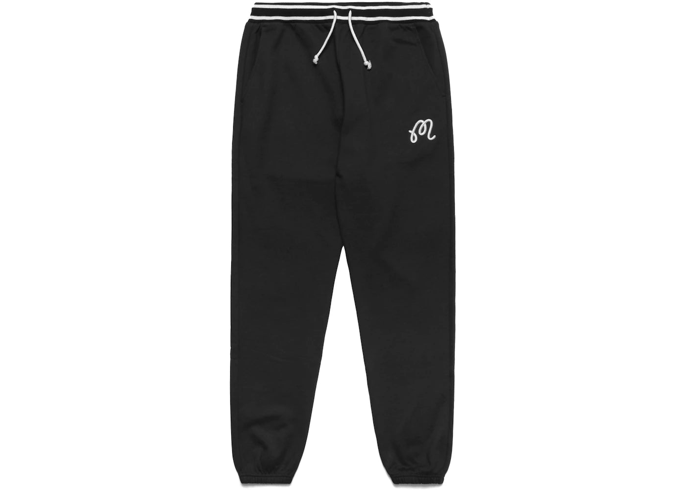 Malbon Golf M Script Sweatpants Black