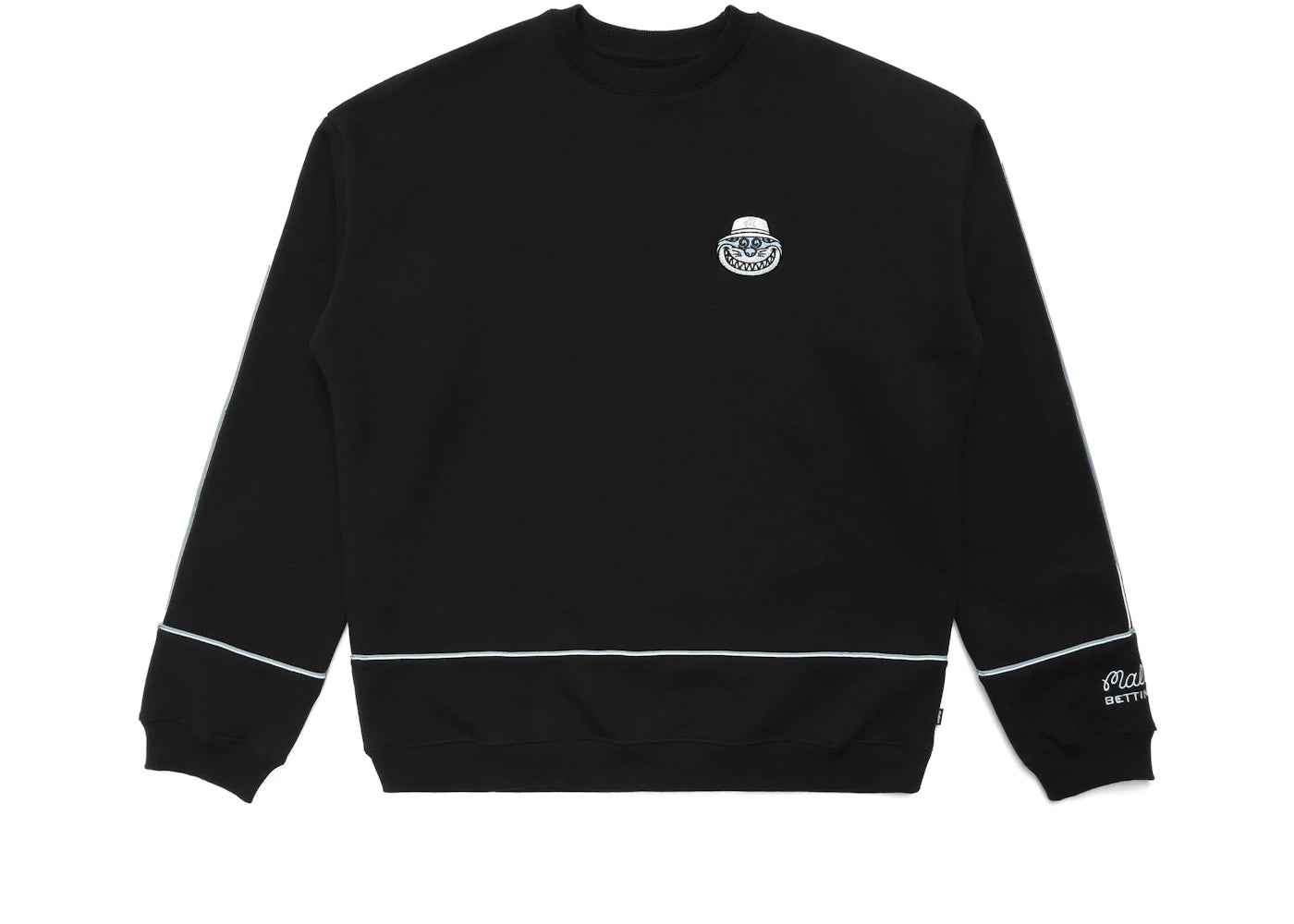 Malbon Golf x Bettinardi Fat Cat Crewneck Black