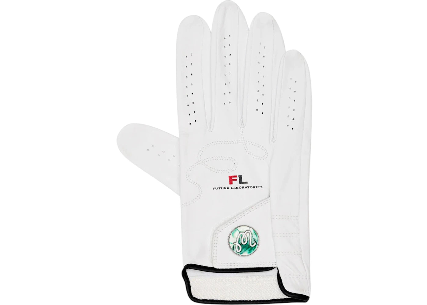 Malbon Golf x Futura Golf Right Hand Glove White