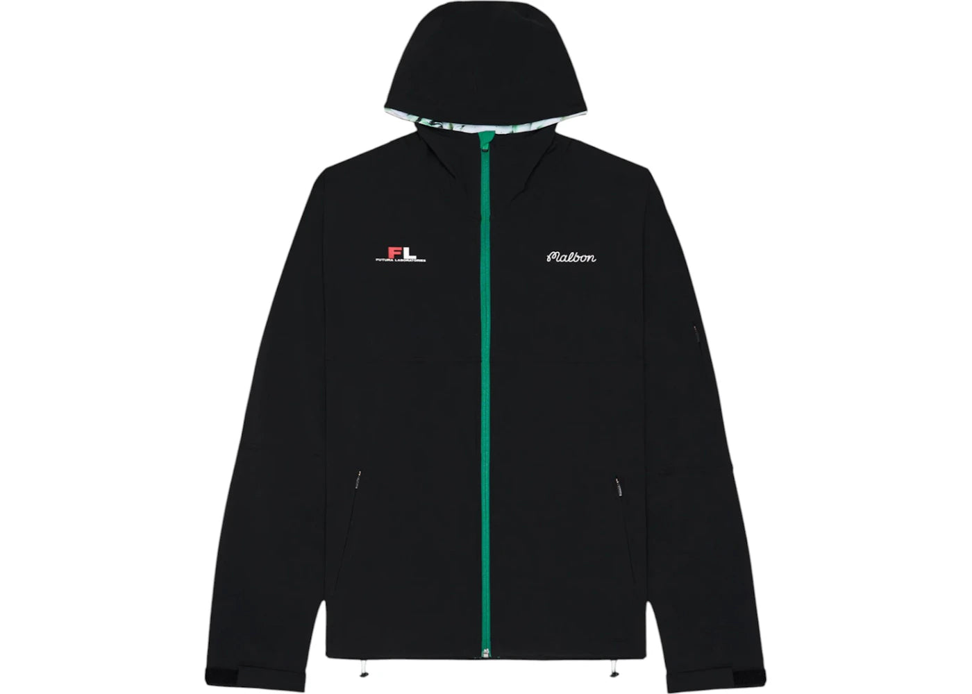 Malbon Golf x Futura Shell Jacket Black