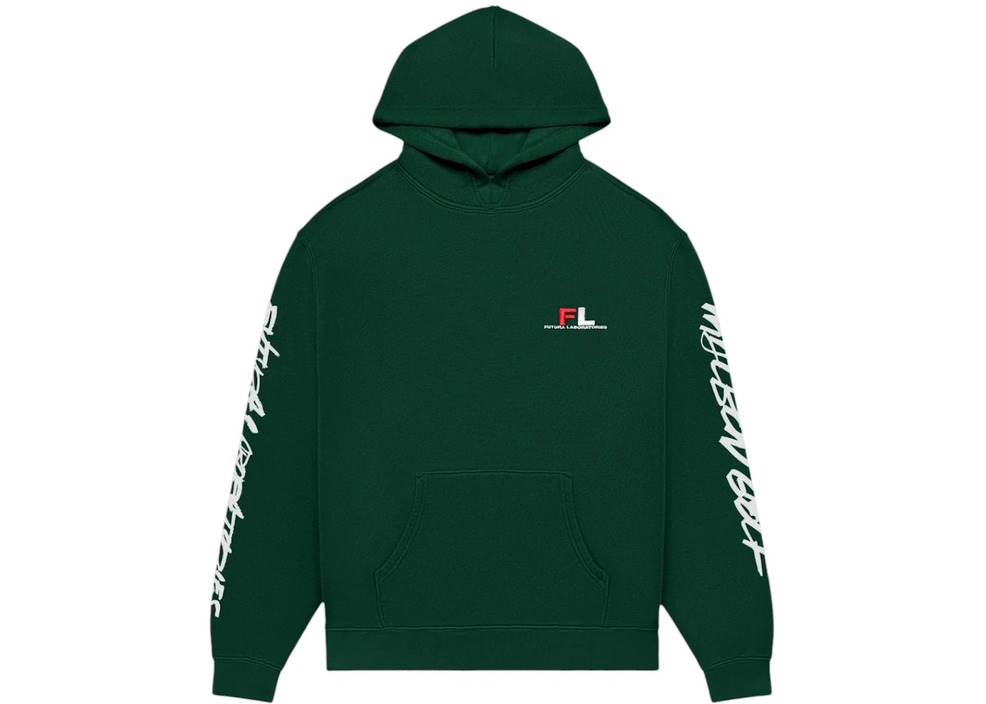 Malbon Golf x Futura Tag Hooded Sweatshirt Forest