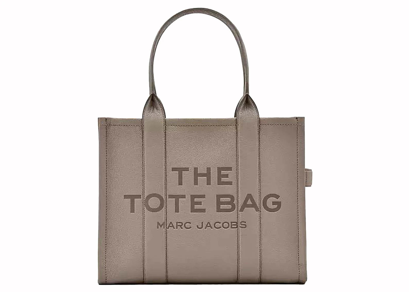 Marc Jacobs The Leather Large Tote Bag Cement