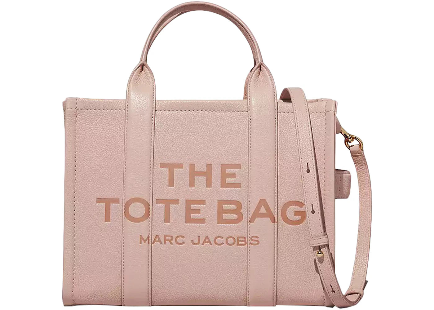 Marc Jacobs The Leather Medium Tote Bag Rose