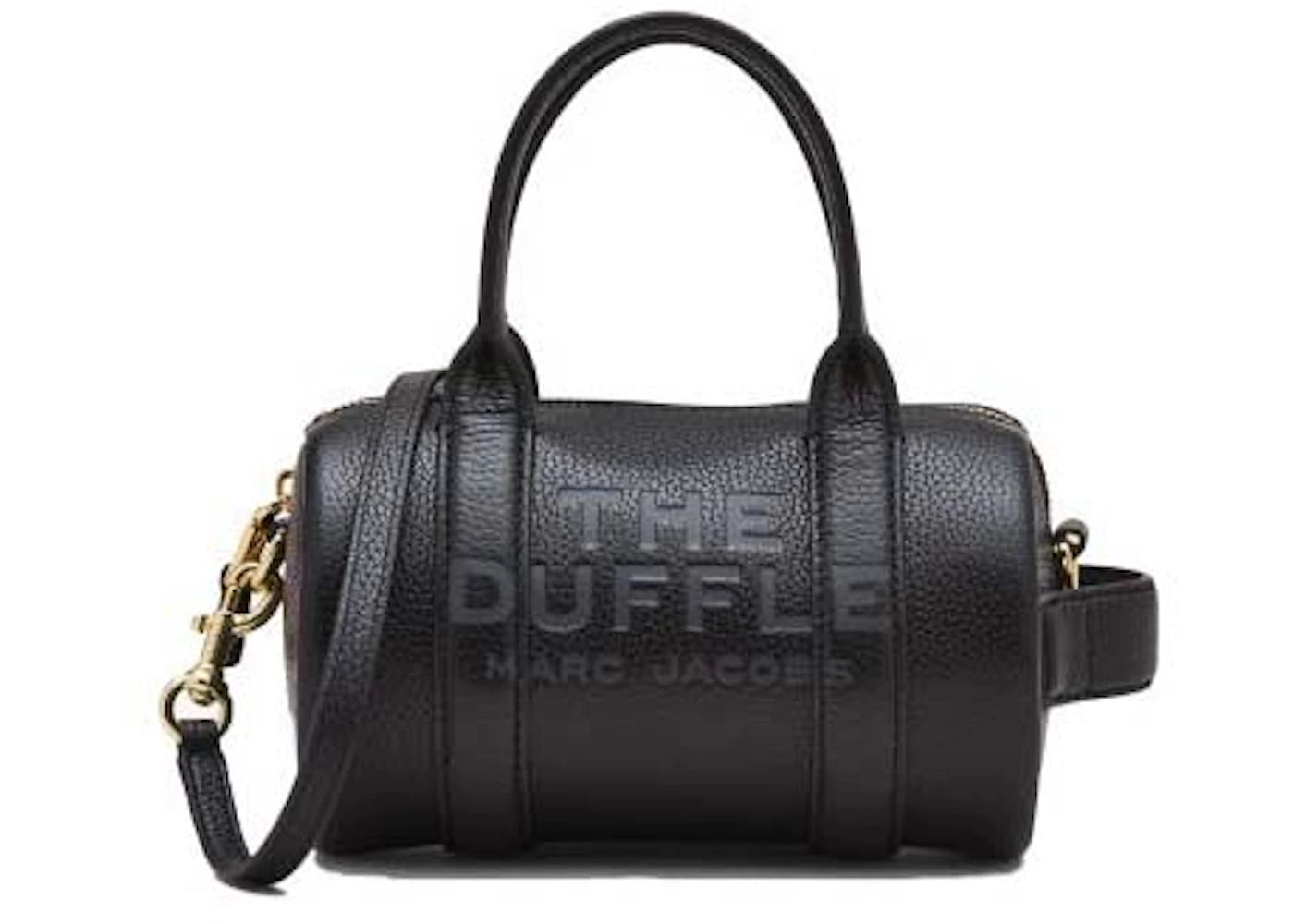 Marc Jacobs The Leather Mini Duffle Black