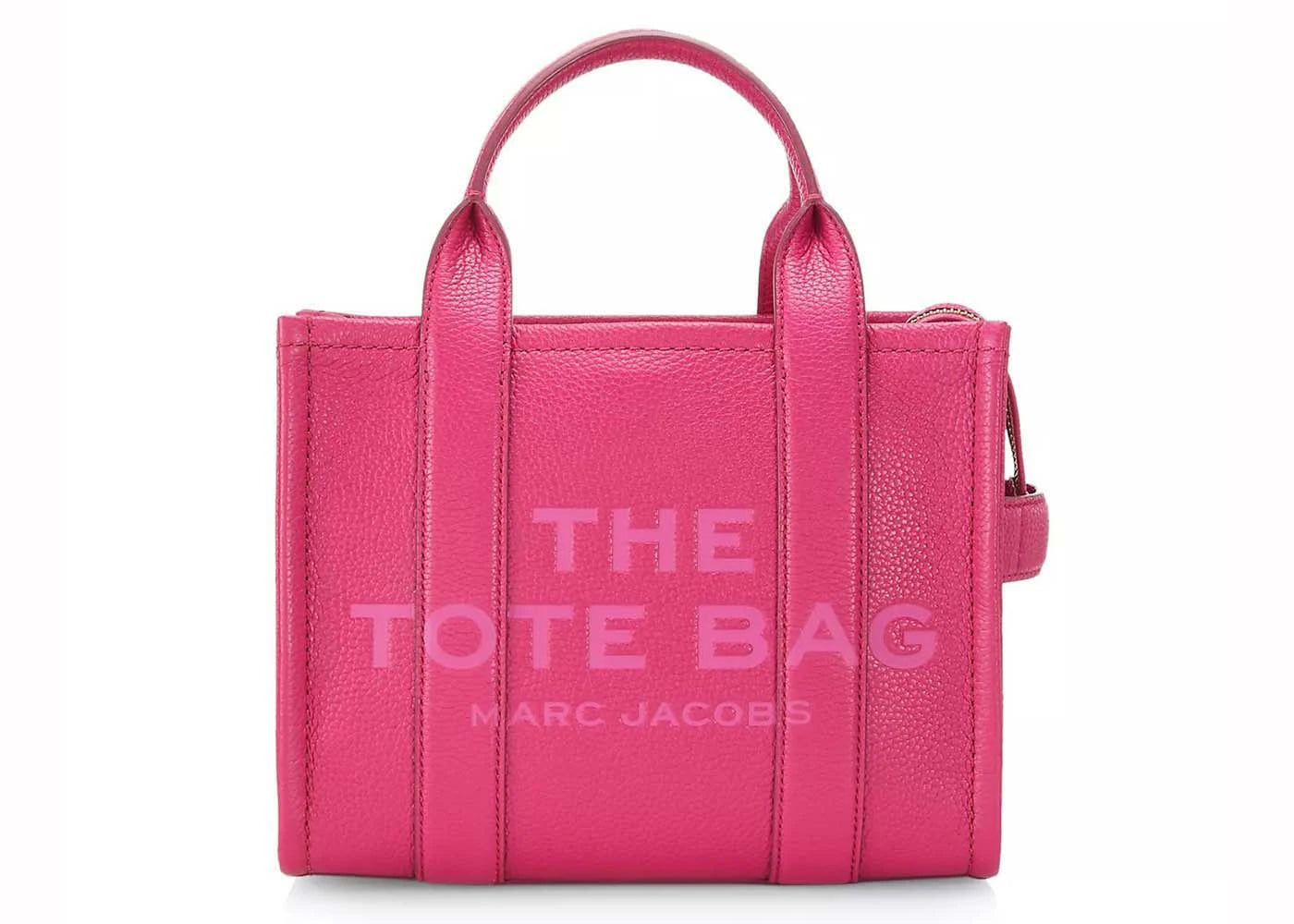 Marc Jacobs The Leather Small Tote Lipstick Pink