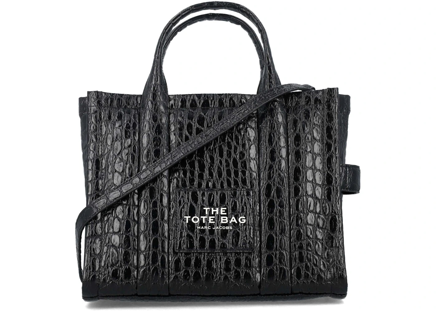 Marc Jacobs The Medium Tote Crocco Black