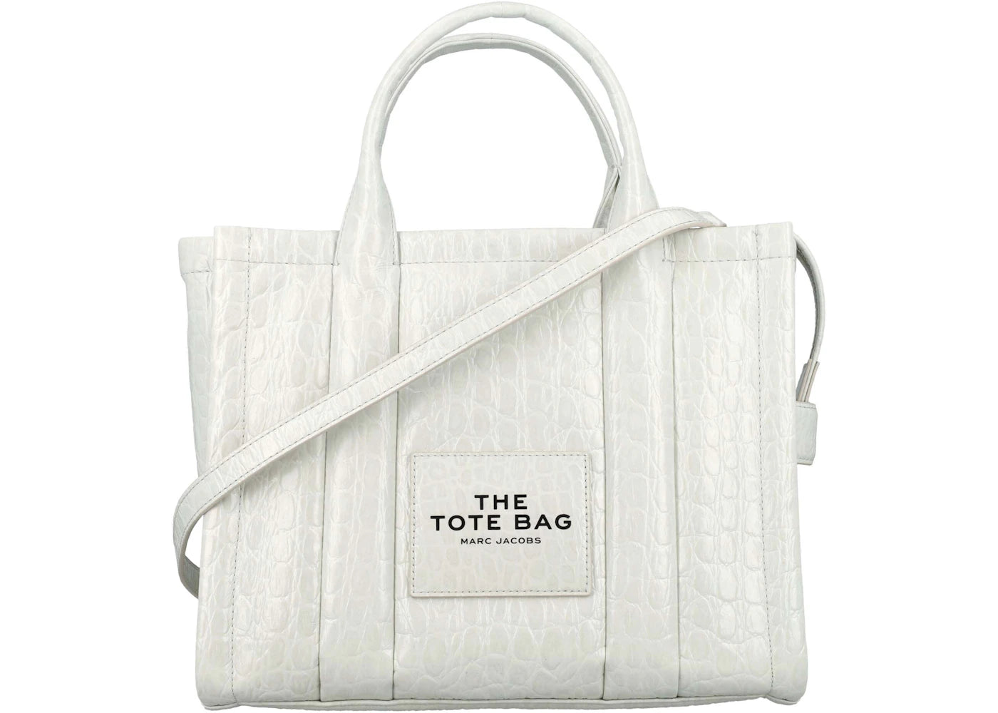 Marc Jacobs The Medium Tote Crocco Ivory