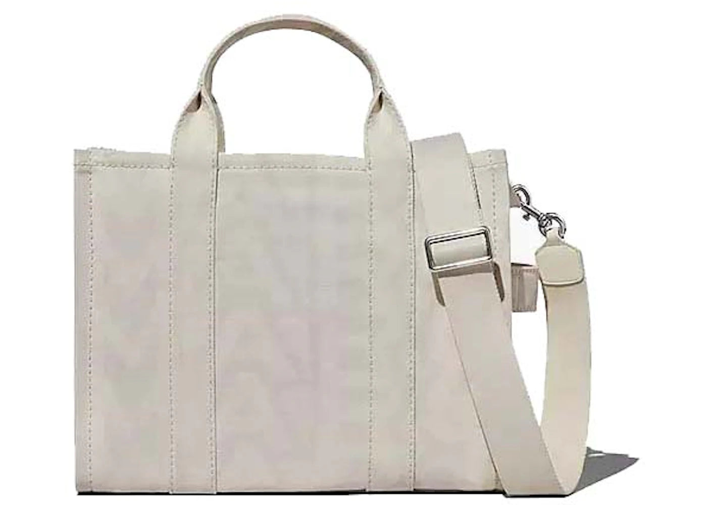 Marc Jacobs The Outline Monogram Medium Tote Bag Eggshell/Optic White