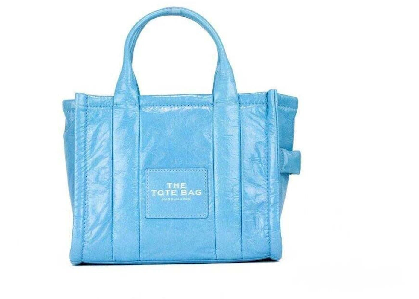 Marc Jacobs The Shiny Crinkle Mini Tote Air Blue