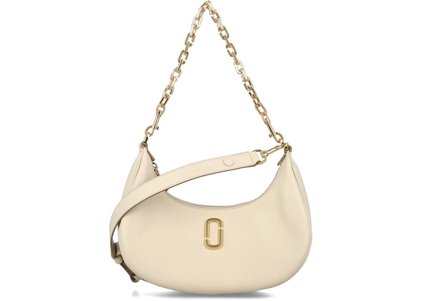 Marc Jacobs The Small Curve Shoulder Bag Cloud White