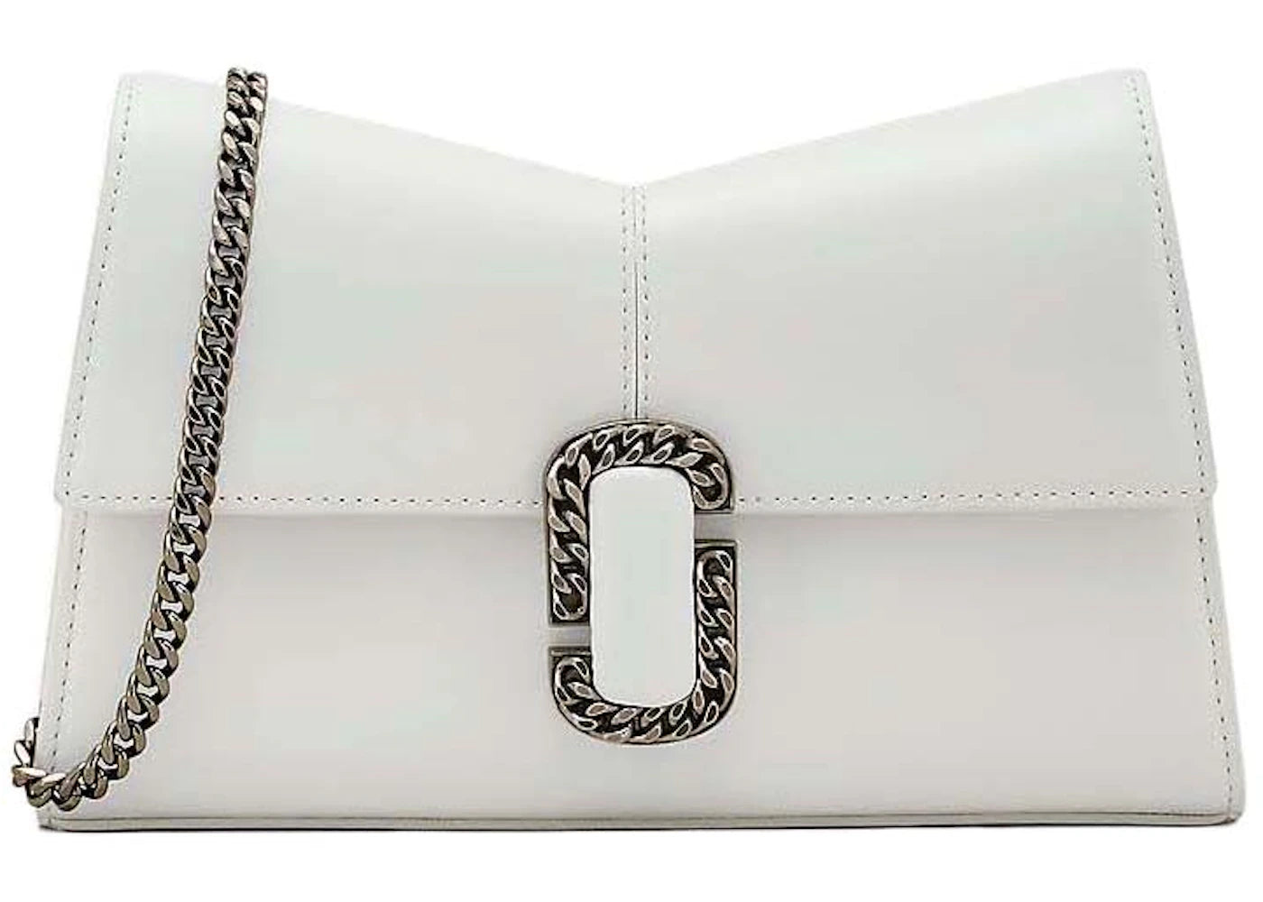 Marc Jacobs The St. Marc Chain Wallet White