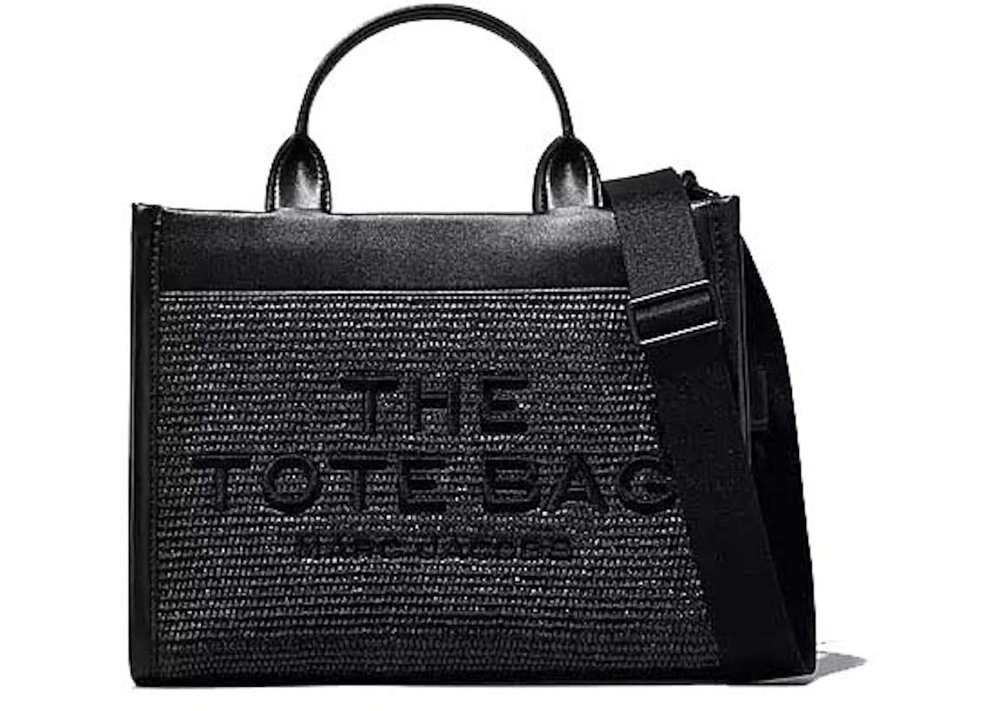 Marc Jacobs The Woven DTM Medium Tote Bag Monochrome