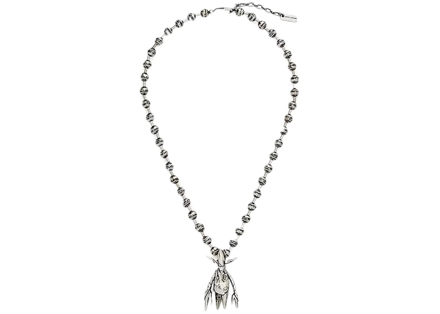 Marc Jacobs x Futura Pointman Necklace Silver-Plated Brass
