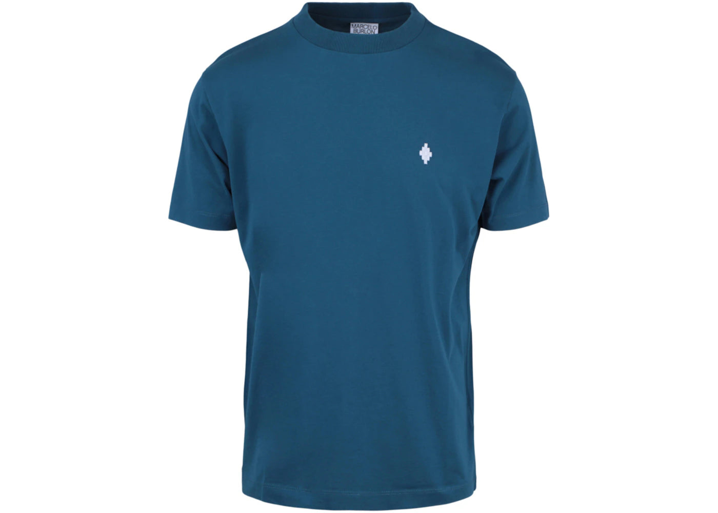 Marcelo Burlon Cross Logo T-shirt Blue