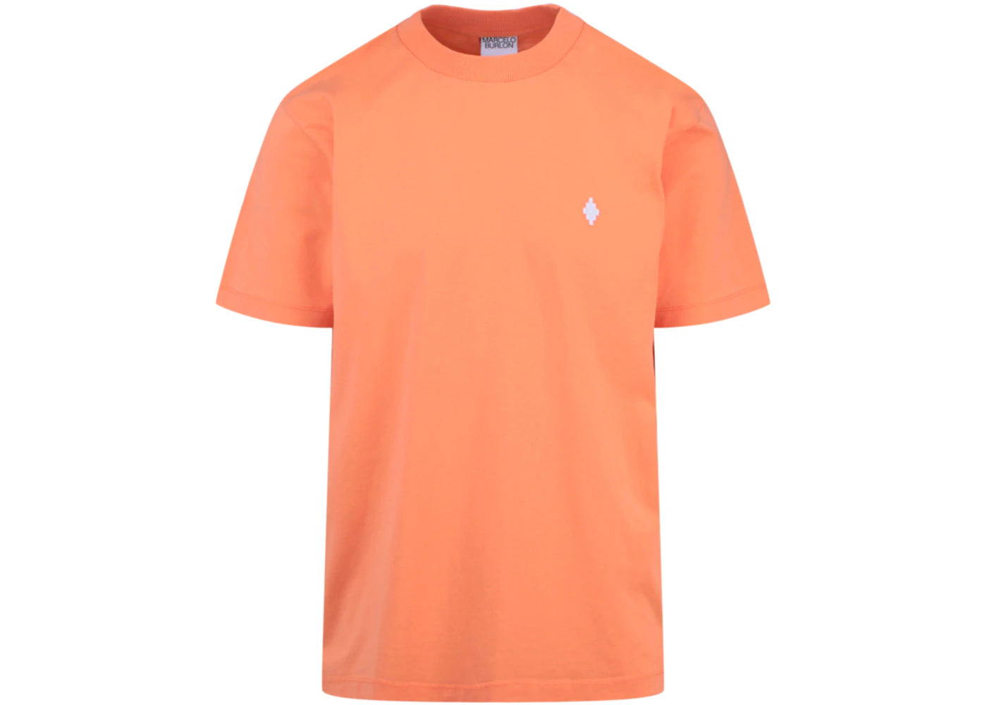Marcelo Burlon Cross Logo T-shirt Orange