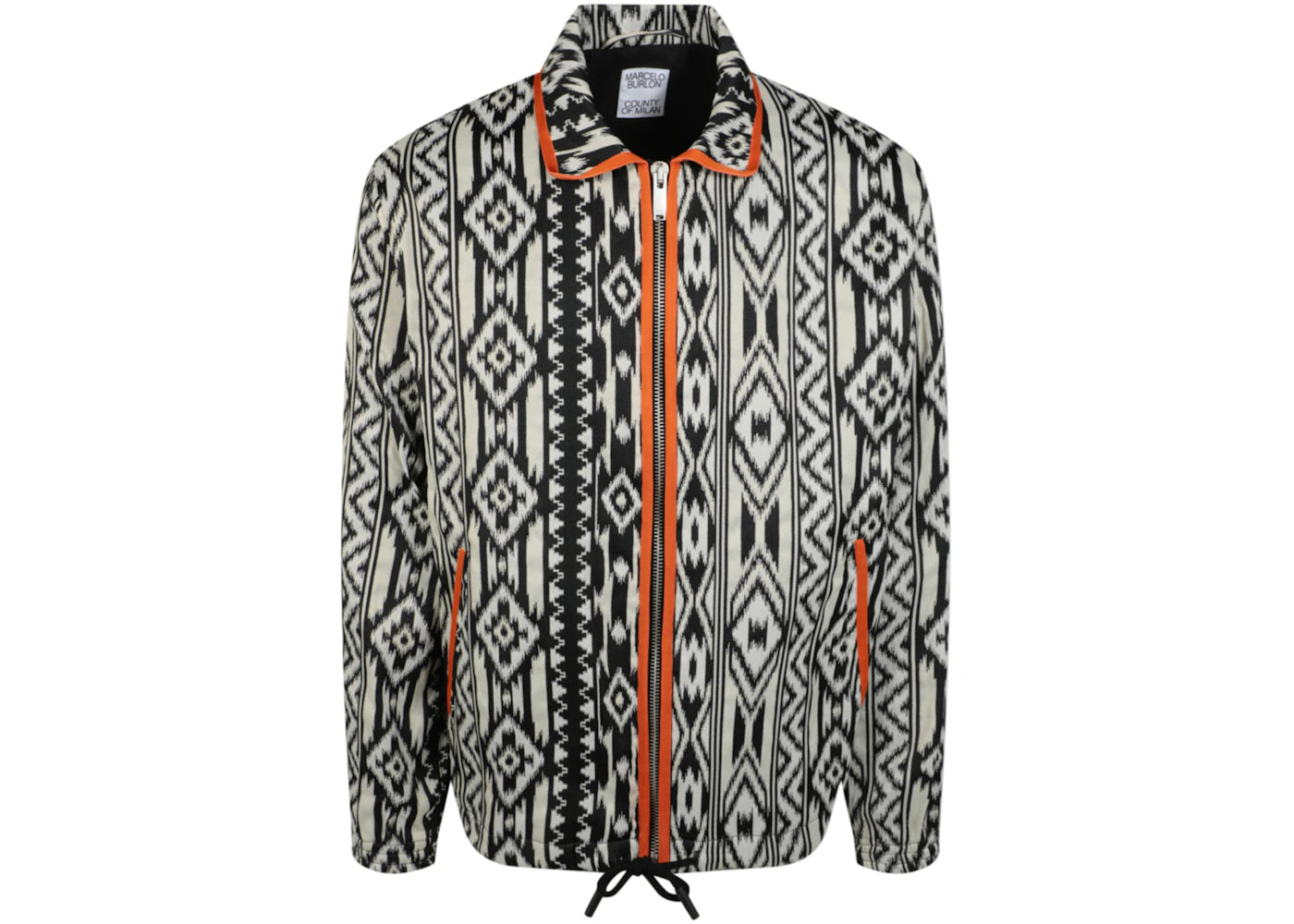 Marcelo Burlon Folk Jacquard Coach Jacket Multi