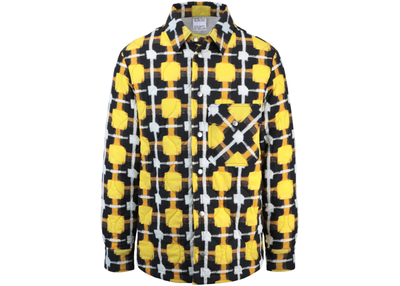 Marcelo Burlon Quilted Check Jacket Multi