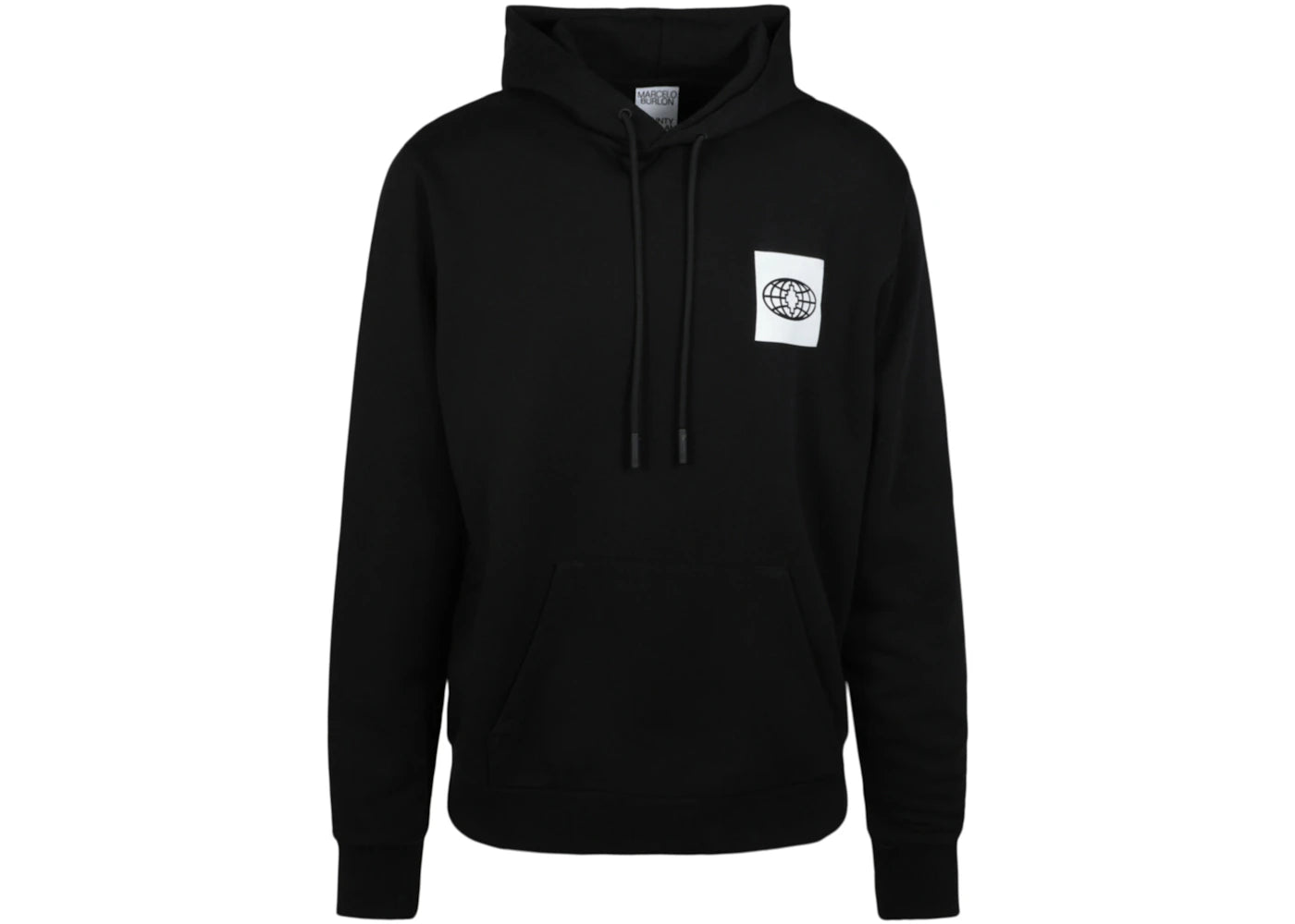 Marcelo Burlon Skate Cross Hoodie Black