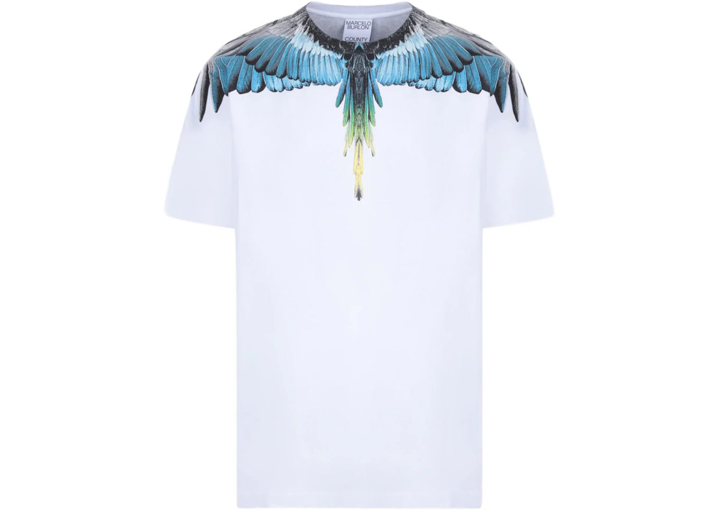 Marcelo Burlon Wing T-Shirt White Blue