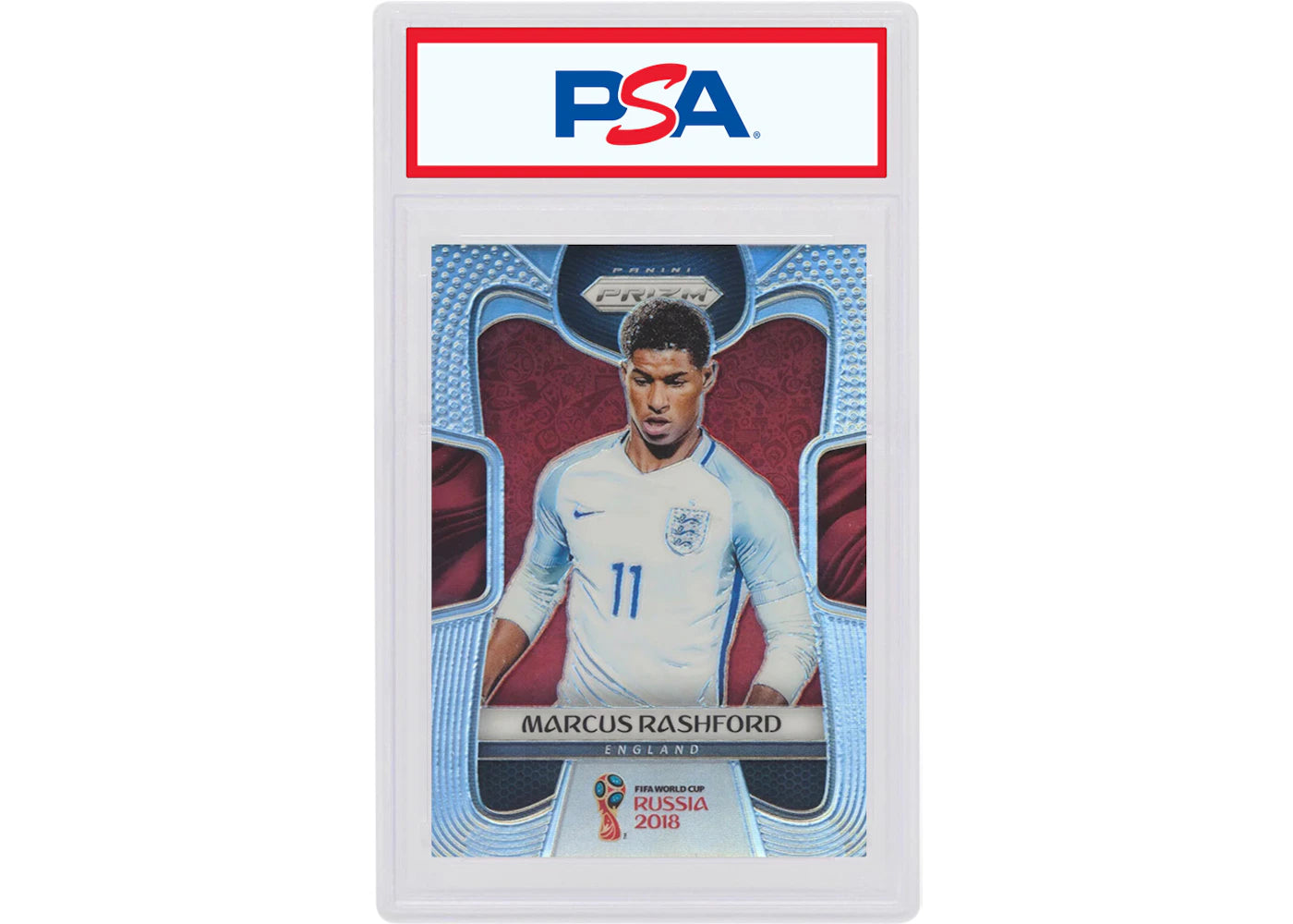 Marcus Rashford 2018 Panini Prizm World Cup Silver #72 (PSA or BGS Graded)
