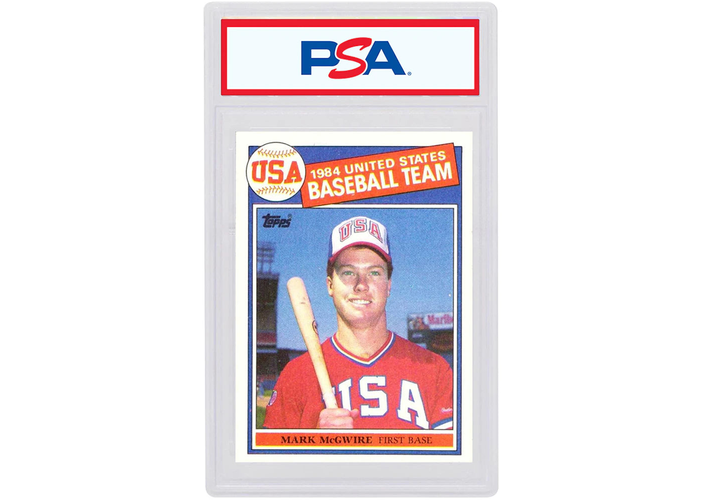 Mark McGwire 1985 Topps Rookie 1984 USA Baseball Team #401 (PSA or BGS Graded)