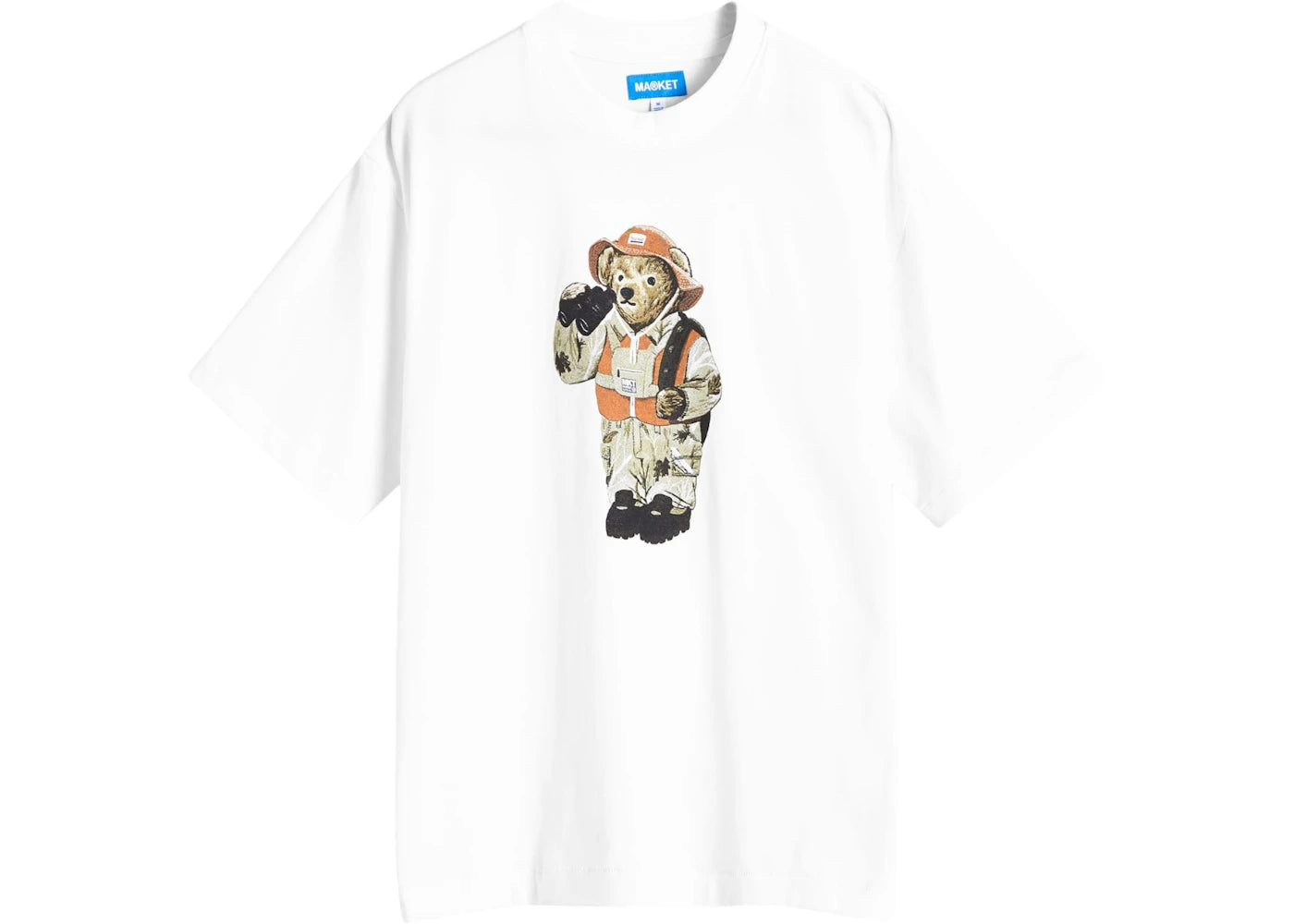 Market Hunter Bear T-Shirt White