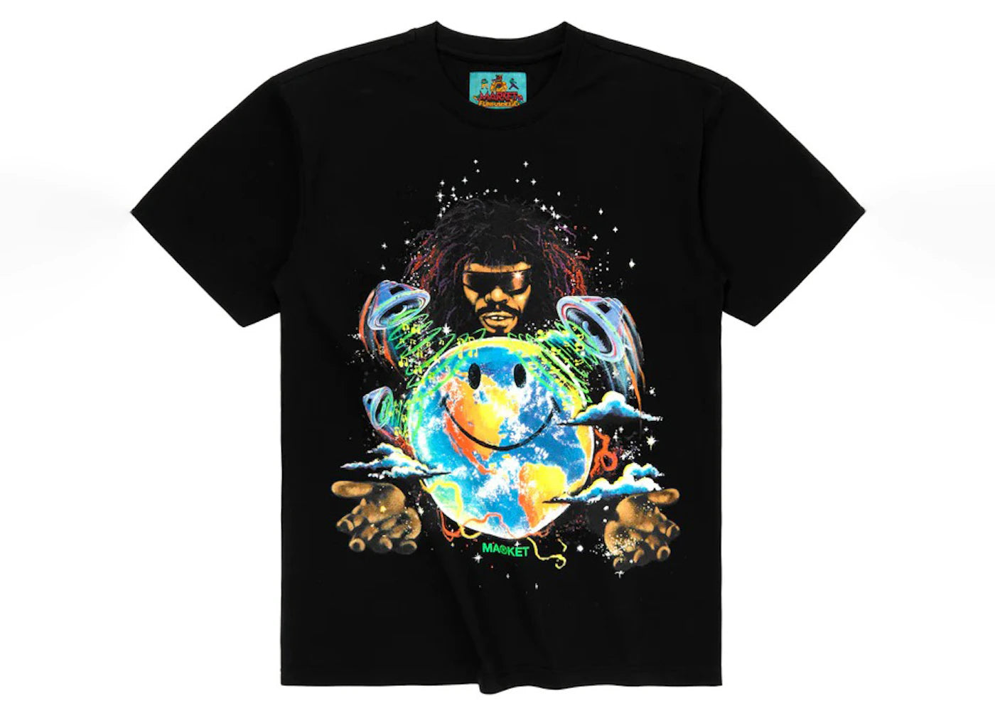 Market Smiley Funkadelic P Funk Smiley T-Shirt Black