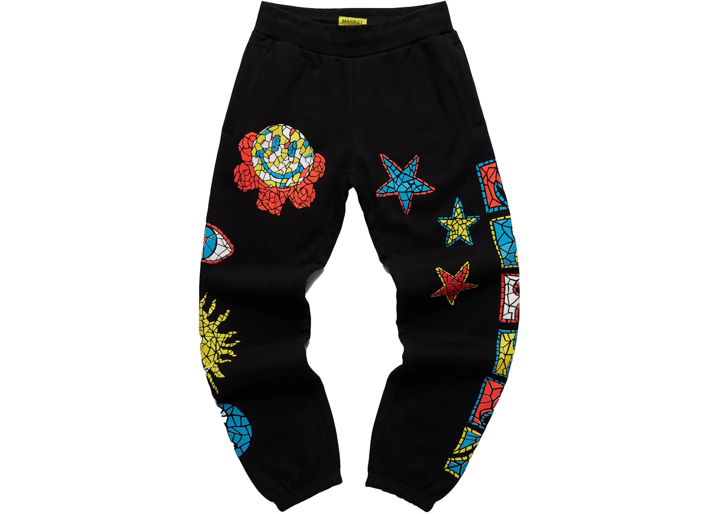 Market Smiley Market Mosaic Sweatpants Black