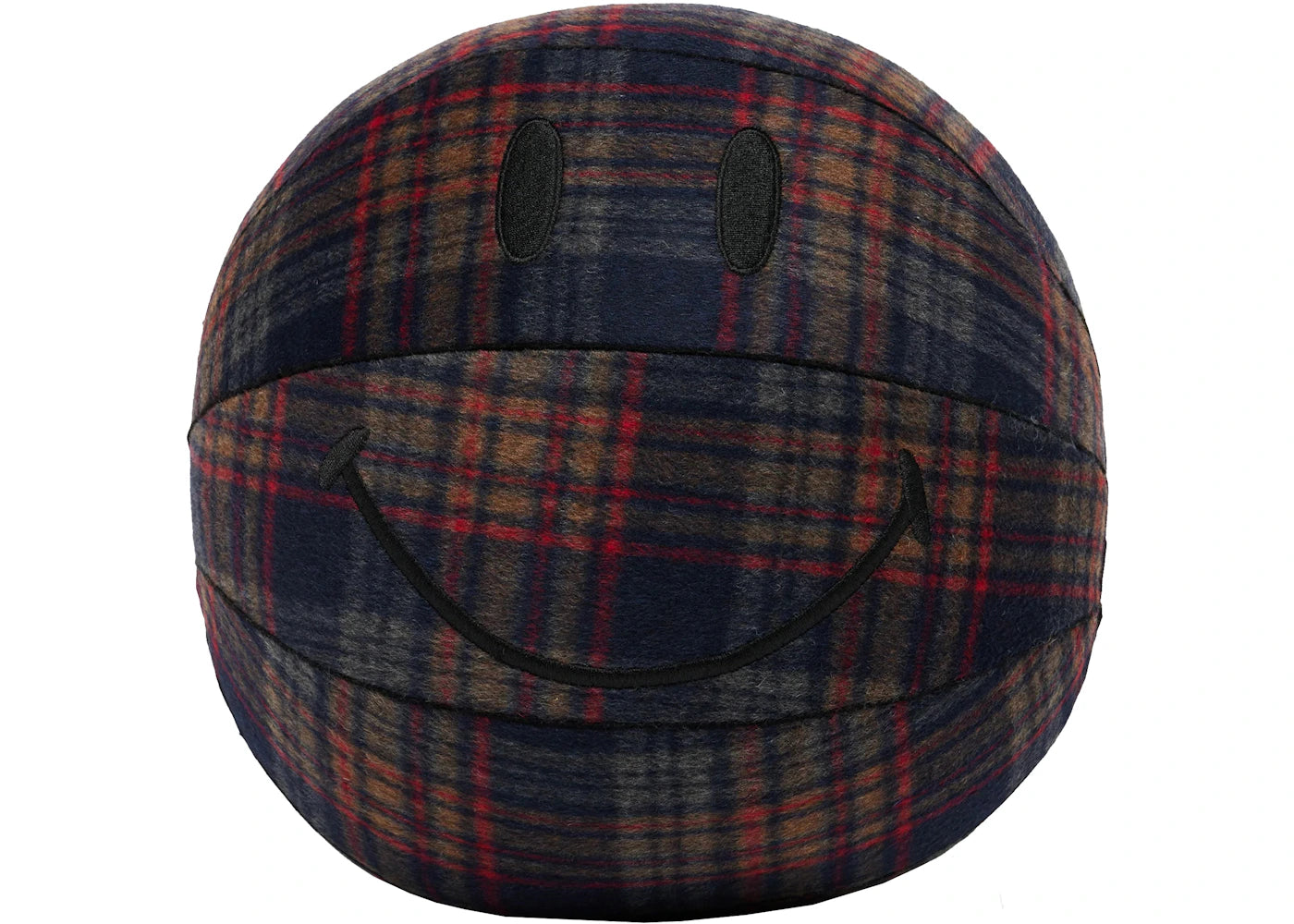 Market Smiley Plaid Plush Basketball Multicolor