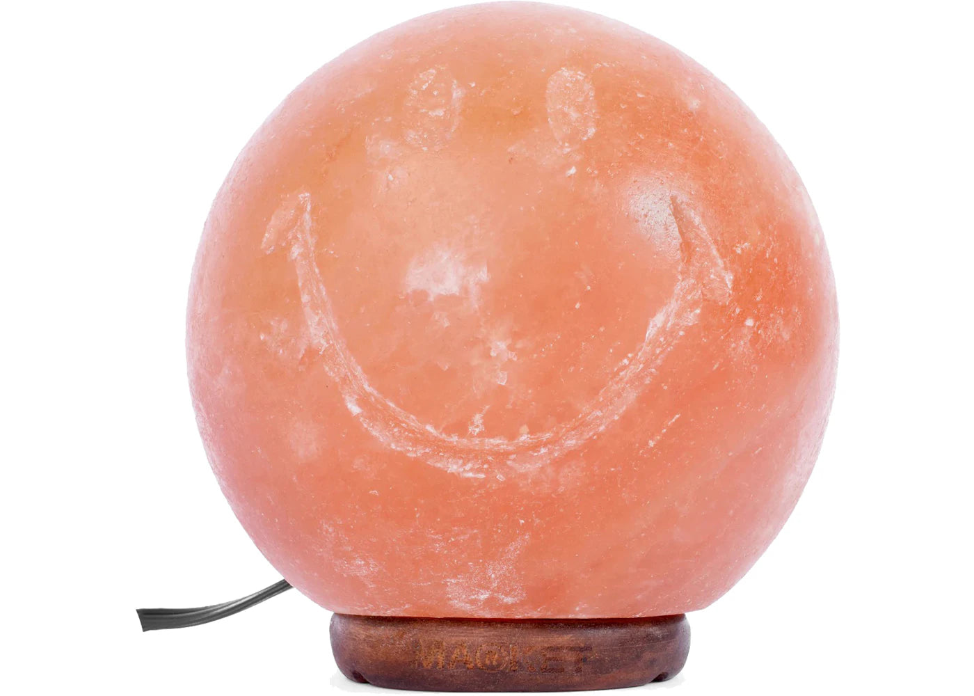 Market Smiley Salt Lamp Orange