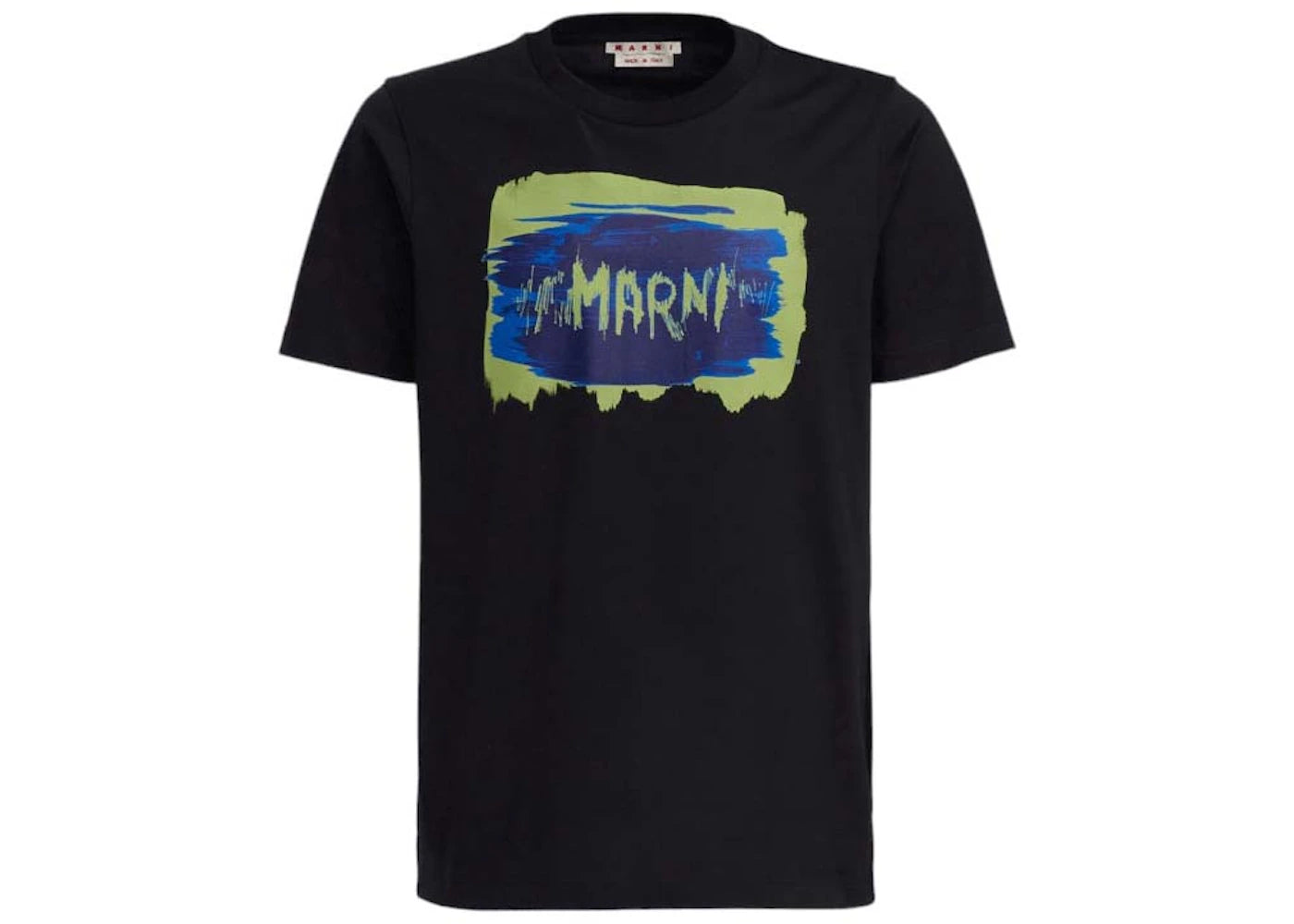 Marni Paint Logo T-shirt Black