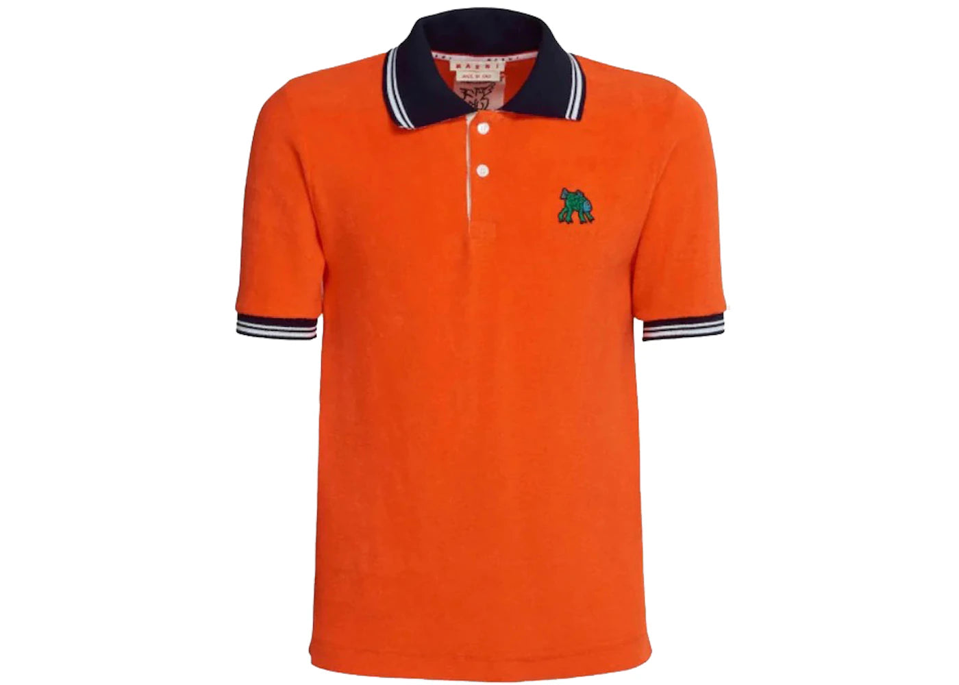 Marni Terry Polo Shirt Orange