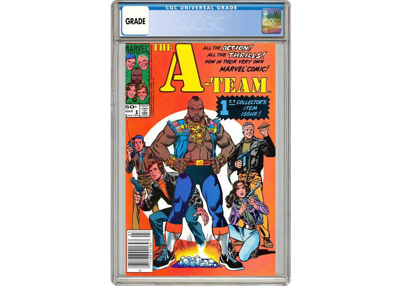 Marvel A-Team (1984) #1 Comic Book CGC Graded