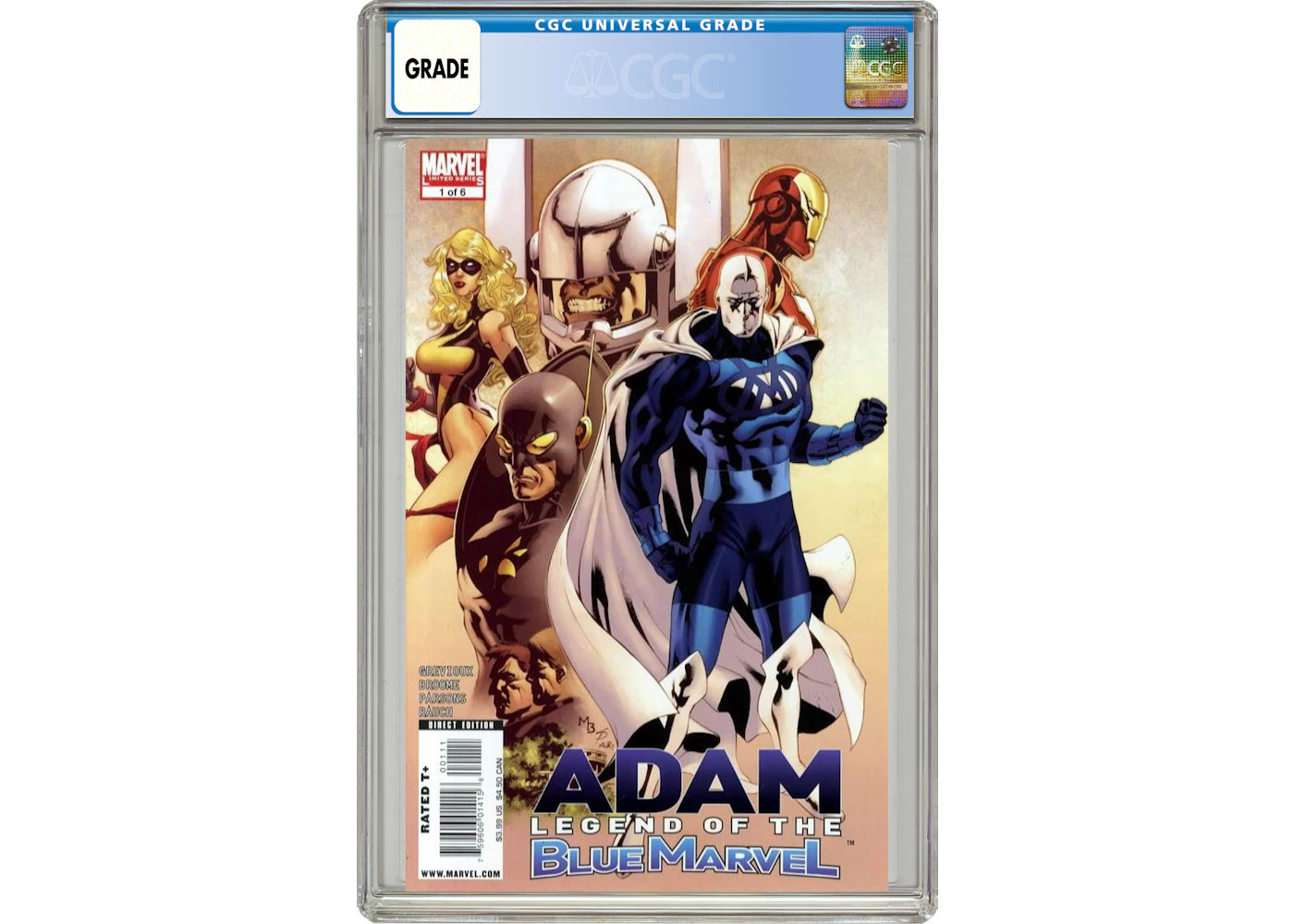 Marvel Adam Legend of the Blue Marvel #1 Comic Book CGC Graded